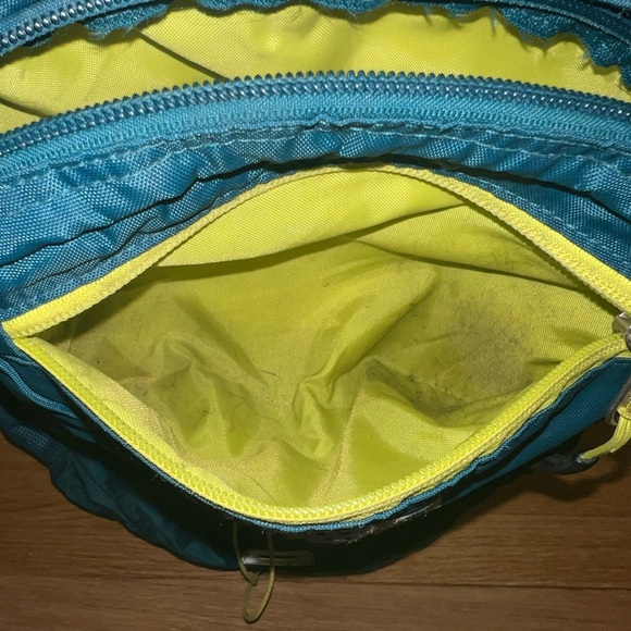 North Face Borealis Backpack in Teal and Yellow - Picture 6 of 7